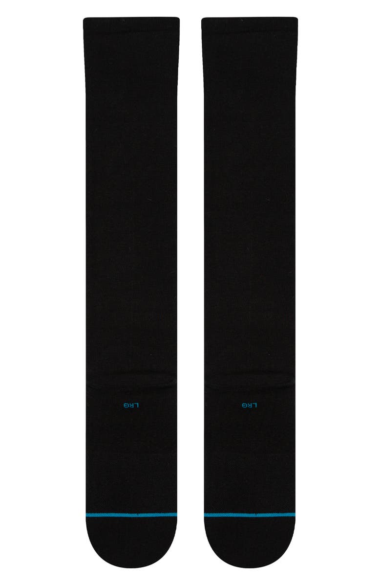 Stance Icon Compression Over The Calf Socks, Alternate, color, Black