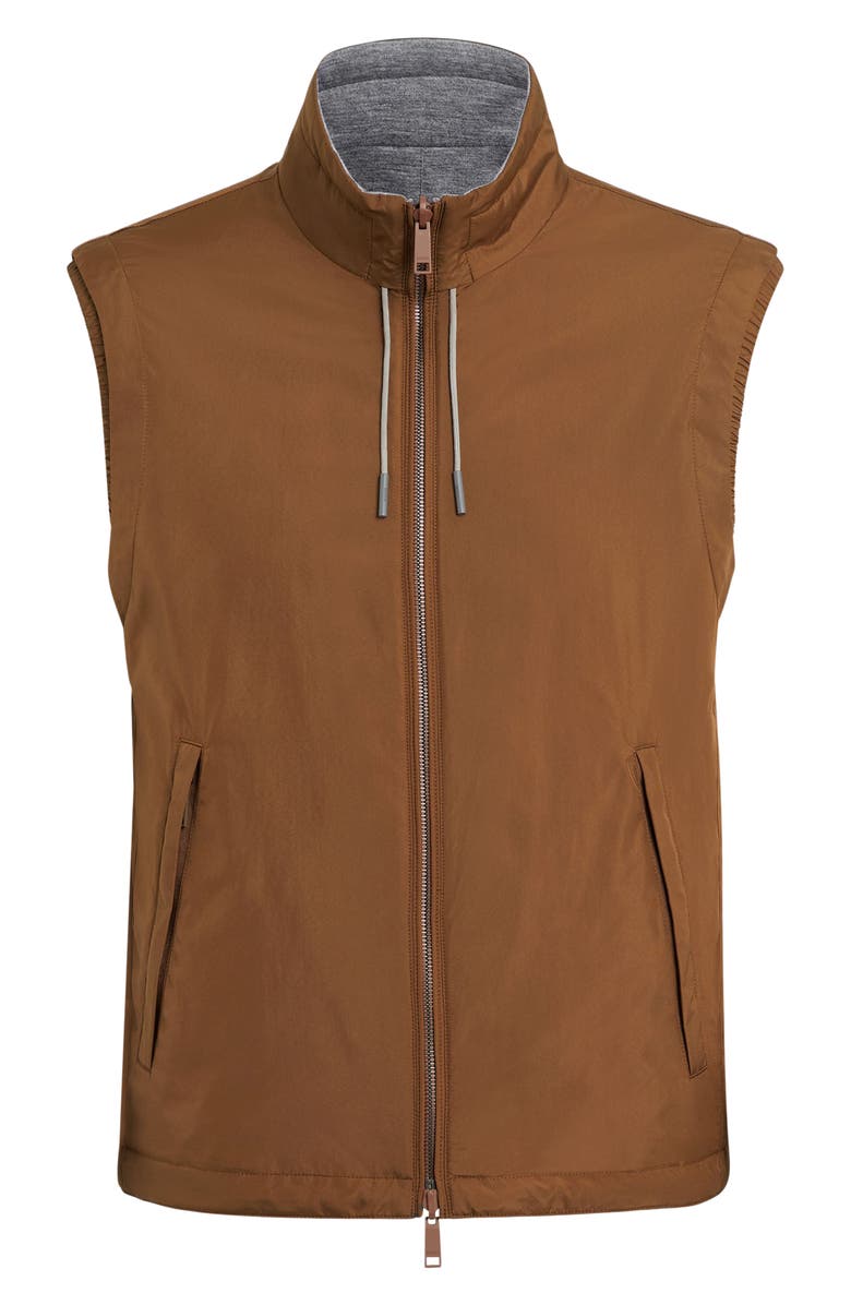 ZEGNA Zephyr Reversible Vest, Alternate, color, Vicuna
