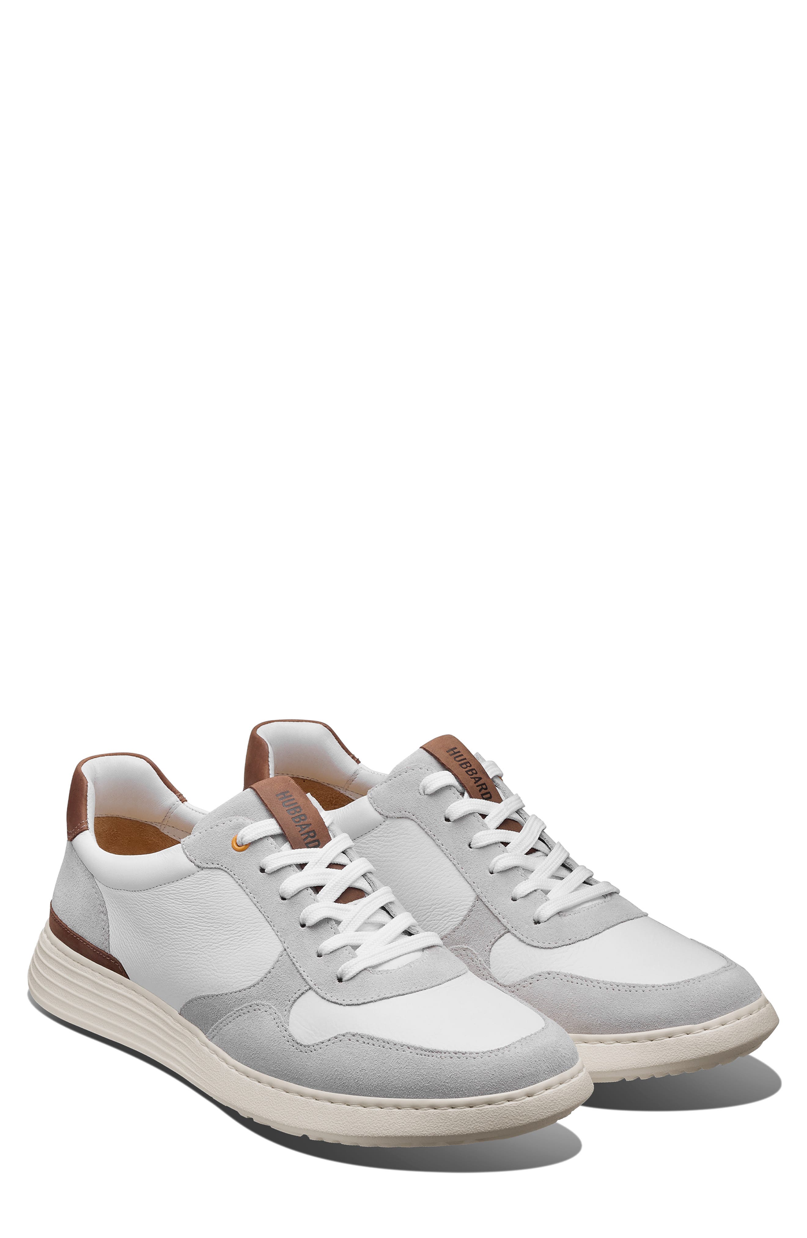 Samuel Hubbard Featherlight Sneaker, Alternate, color, White Leather