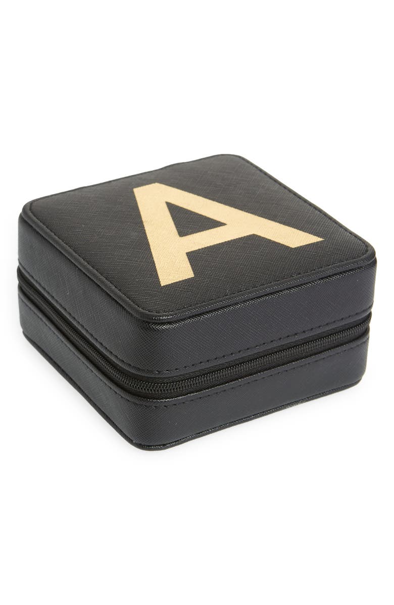 Nordstrom Initial Square Jewelry Box, Main, color,