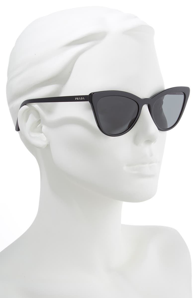 Prada 56mm Cat Eye Sunglasses, Alternate, color,