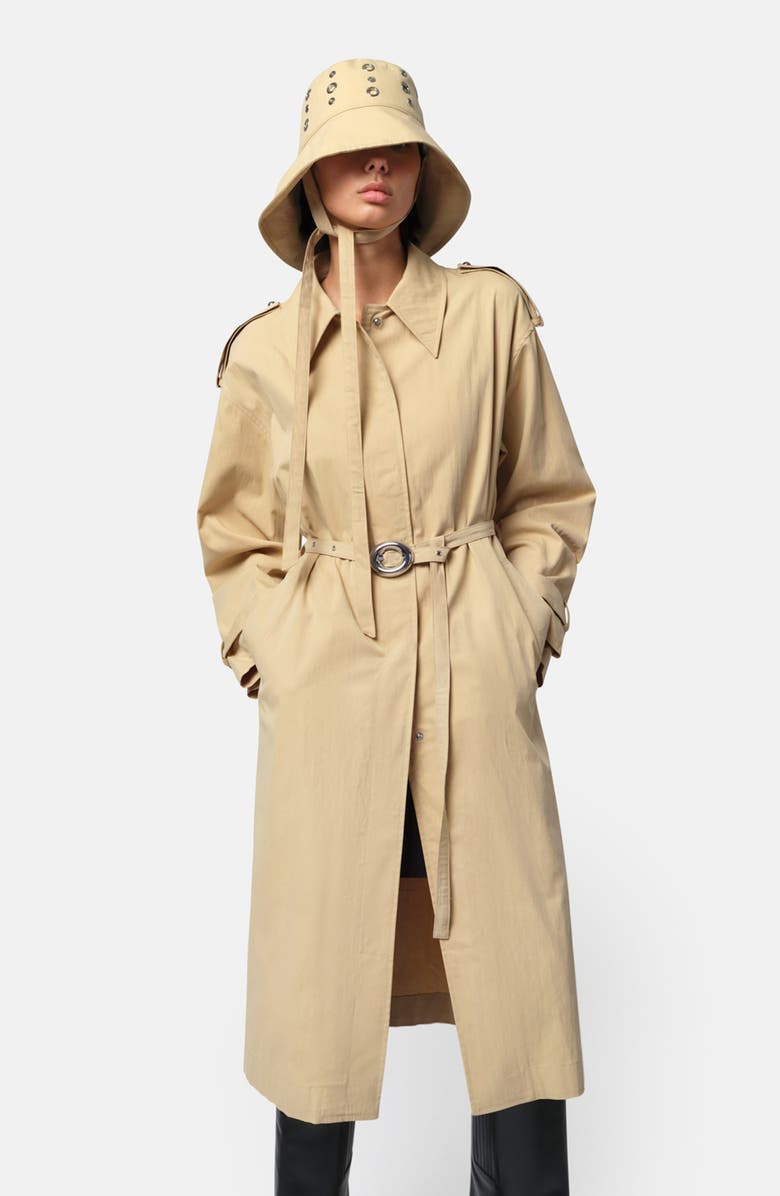 Apparis Ozzy Water Repellent Trench Coat, Alternate, color,