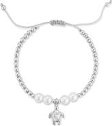 GLAZE JEWELRY Turtle Charm Beaded Slider Bracelet