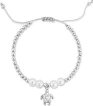 GLAZE JEWELRY Turtle Charm Beaded Slider Bracelet