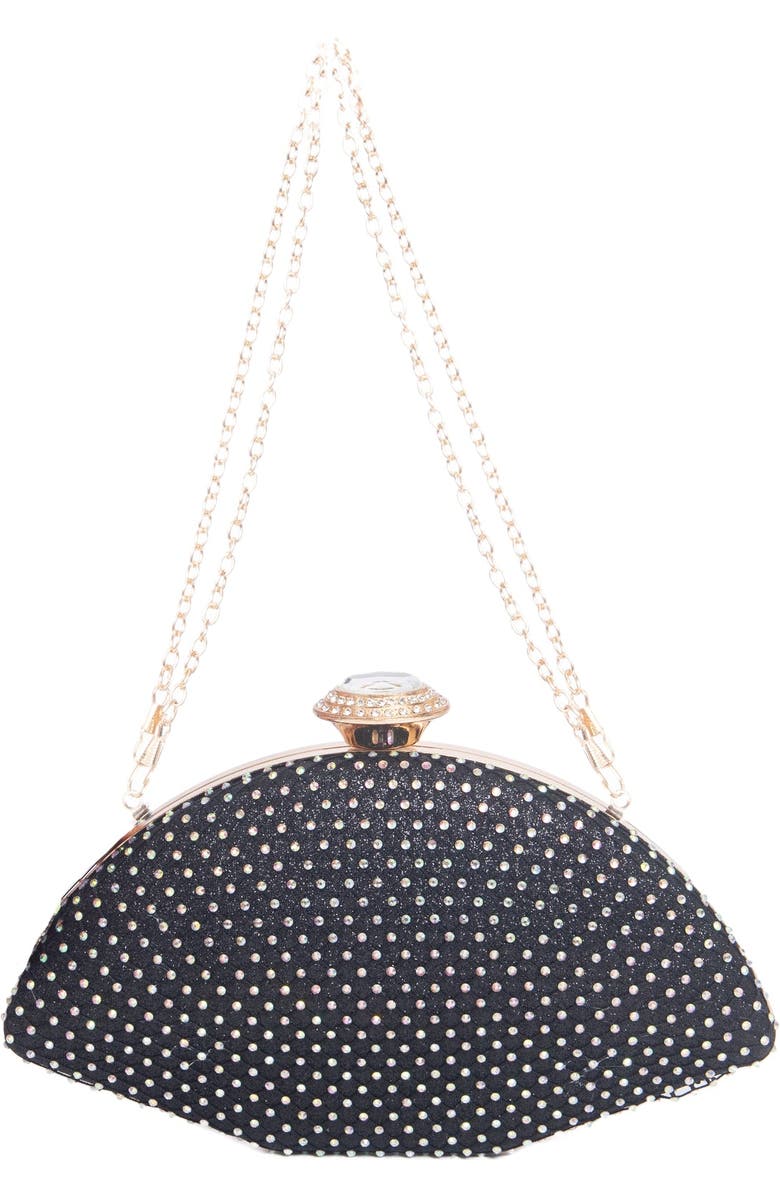 Lauren Lorraine Liz Clutch, Main, color, Black