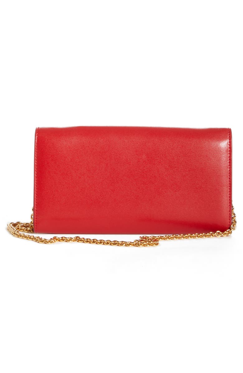 FERRAGAMO Salvatore Ferragamo City Quilted Gancio Leather Wallet on a Chain, Alternate, color,