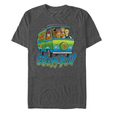Men's Scooby Doo Colorful Van Shot  Graphic T-Shirt