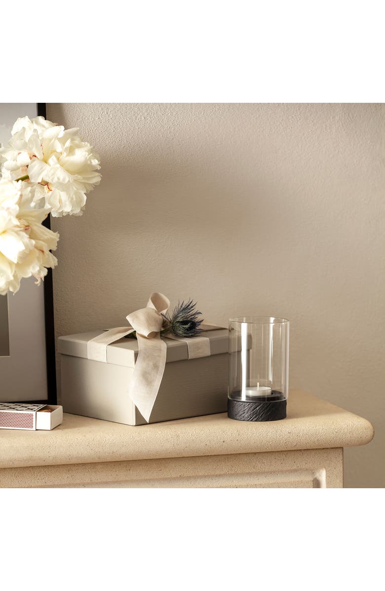 Villeroy & Boch Manufacture Rock Home Hurricane Lamp Small, Alternate, color, Clear