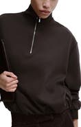 MANGO High Neck Balloon Sweatshirt