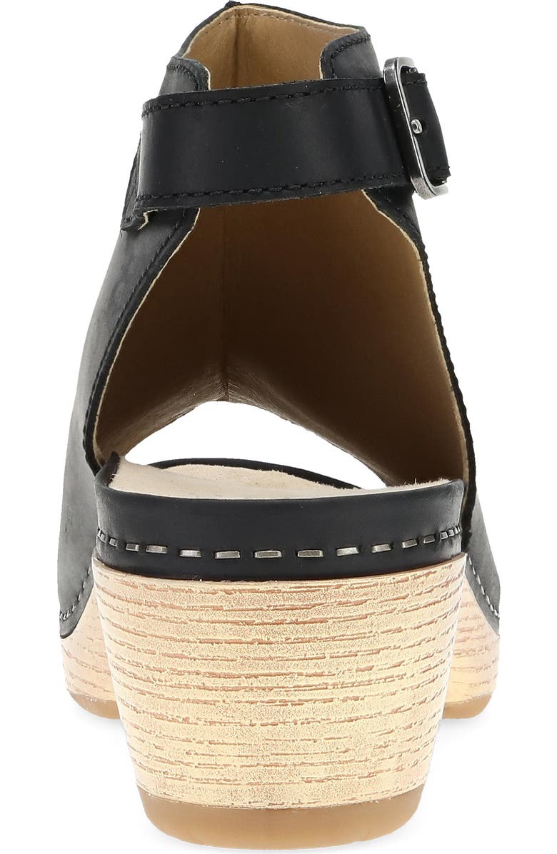 Dansko Lizzy Peep Toe Platform Bootie, Alternate, color,