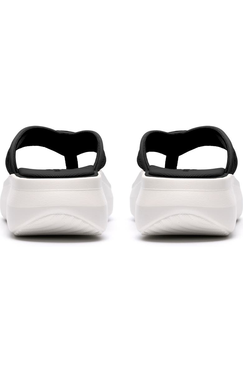 Clarks<sup>®</sup> Solevana Wedge Flip Flop, Alternate, color, Black