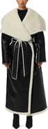 Naked Wardrobe Reversible Faux Shearling Jacket