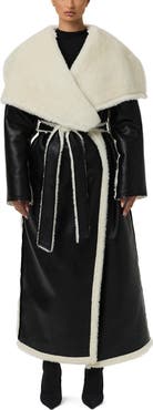 Naked Wardrobe Reversible Faux Shearling Jacket