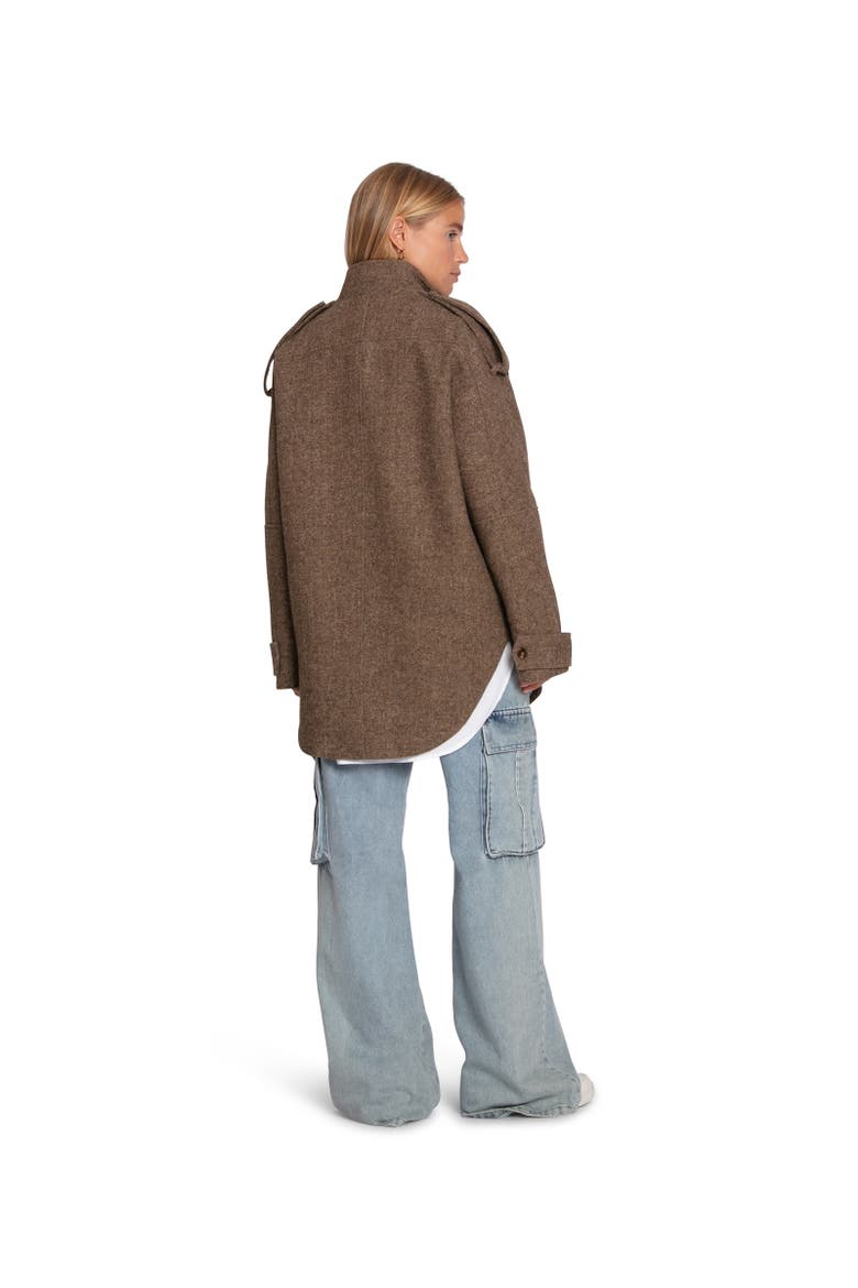 All My Love Wool Blend Jacket, Alternate, color, MILITARY