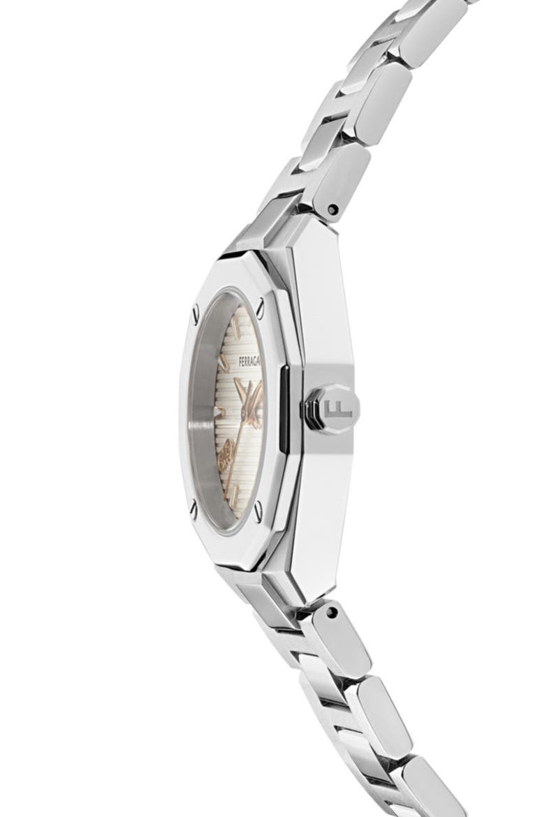 Edge Bracelet Watch, 28mm, Alternate, color, STAINLESS STEEL