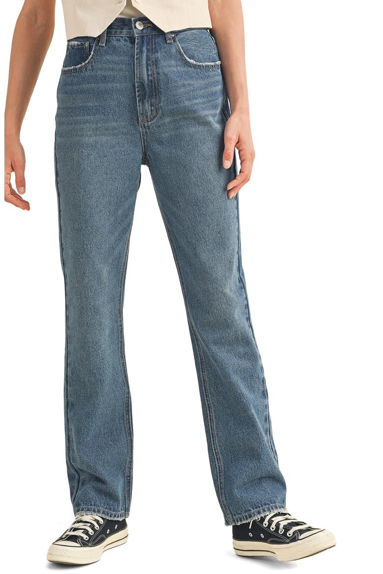 Straight Leg Jeans, Main, color, DENIM