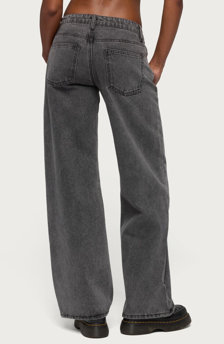 EDIKTED Raelynn Low Rise Baggy Jeans, Alternate, color, 