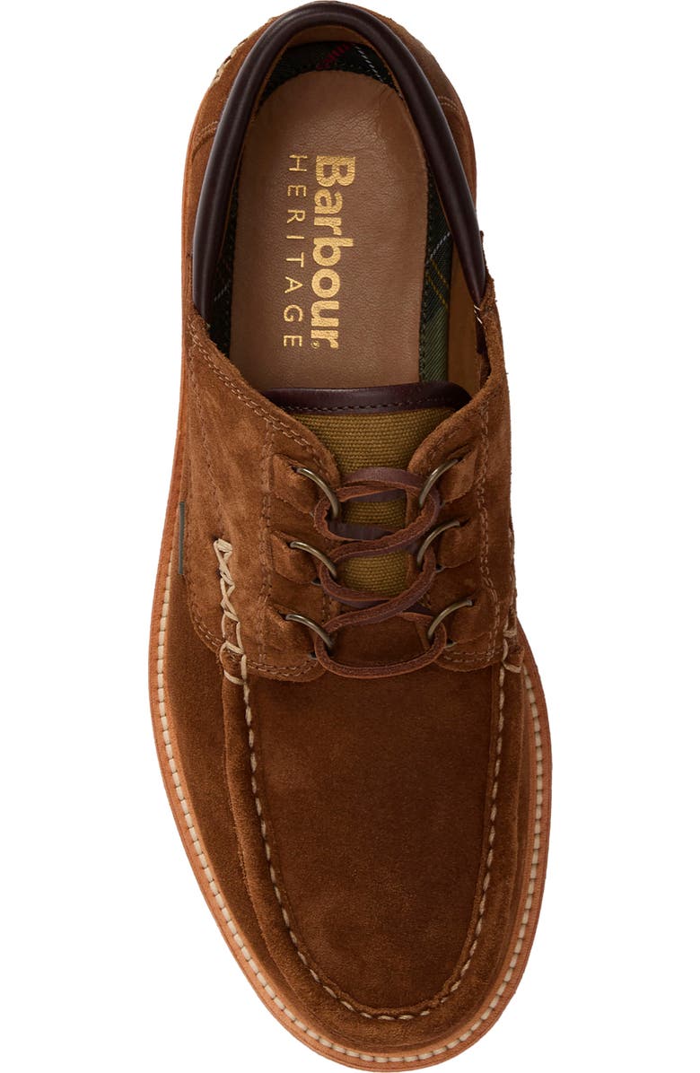 Barbour Murtun Lugged Lace-Up Shoe, Alternate, color, Light Tan Suede