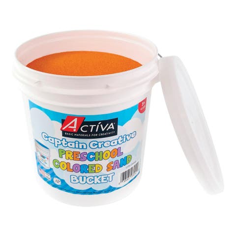 12 lb Bucket Colored Sand - Orange