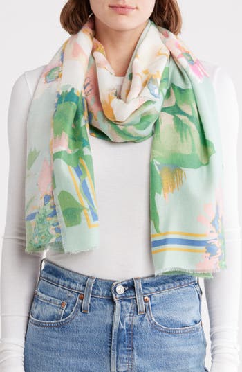 Vince Camuto Ikat Blooms Wrap