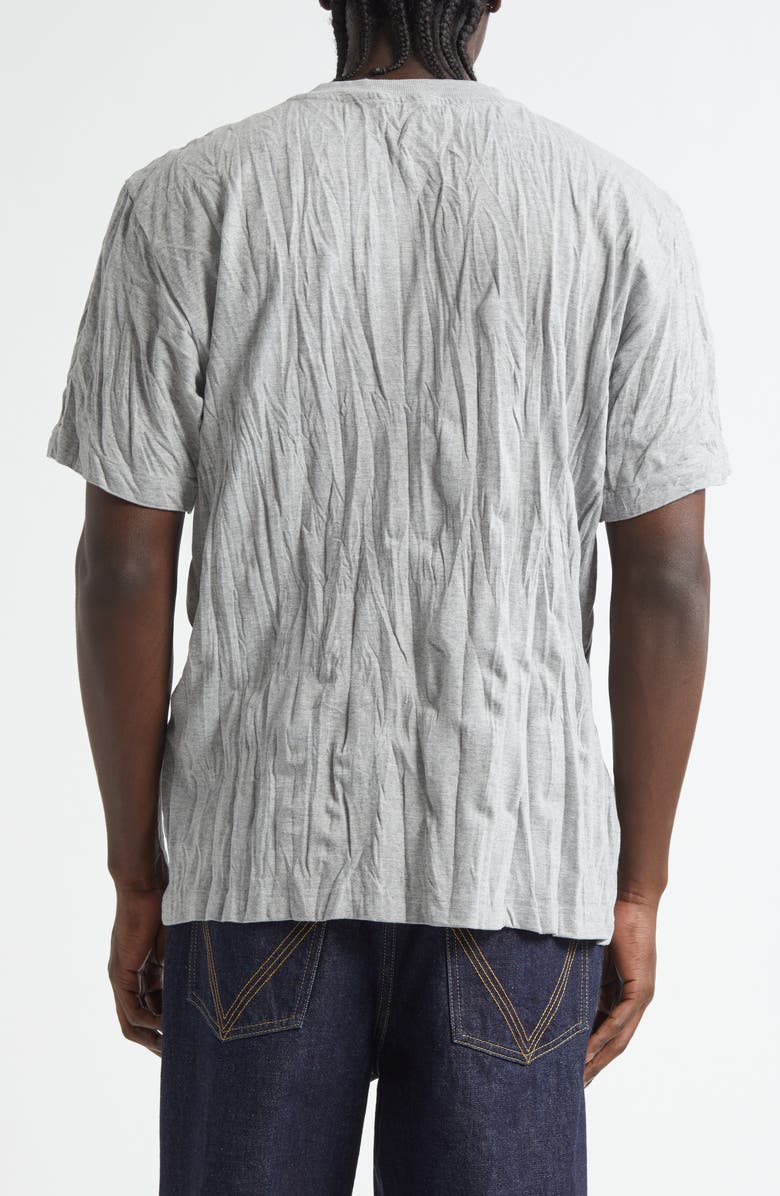 Bottega Veneta Crushed Sisi Jersey Graphic T-Shirt, Alternate, color, 1367 Light Grey Melange