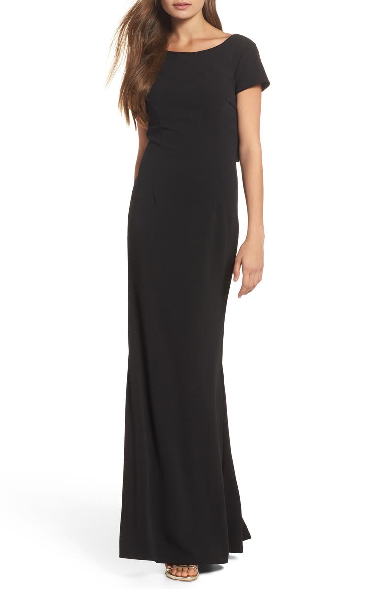 Lulus Twist Back Mermaid Gown, Main, color, 