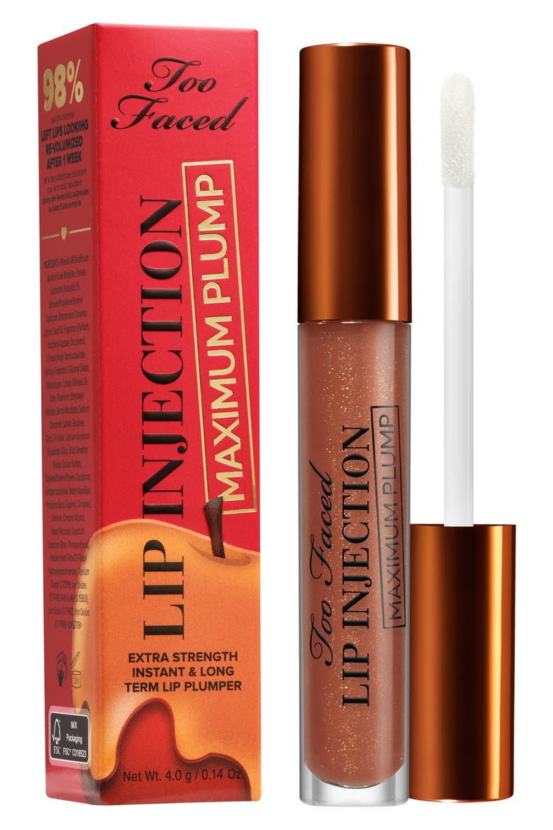 Lip Injection Maximum Plump Extra Strength Hydrating Lip Plumper (Limited Edition), Main, color, CARAMEL APPLE