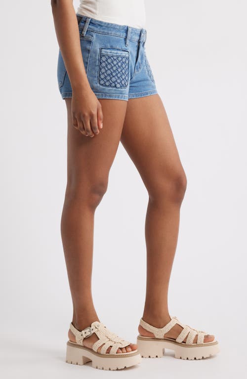 Ptcl Marina Woven Pocket Denim Shorts