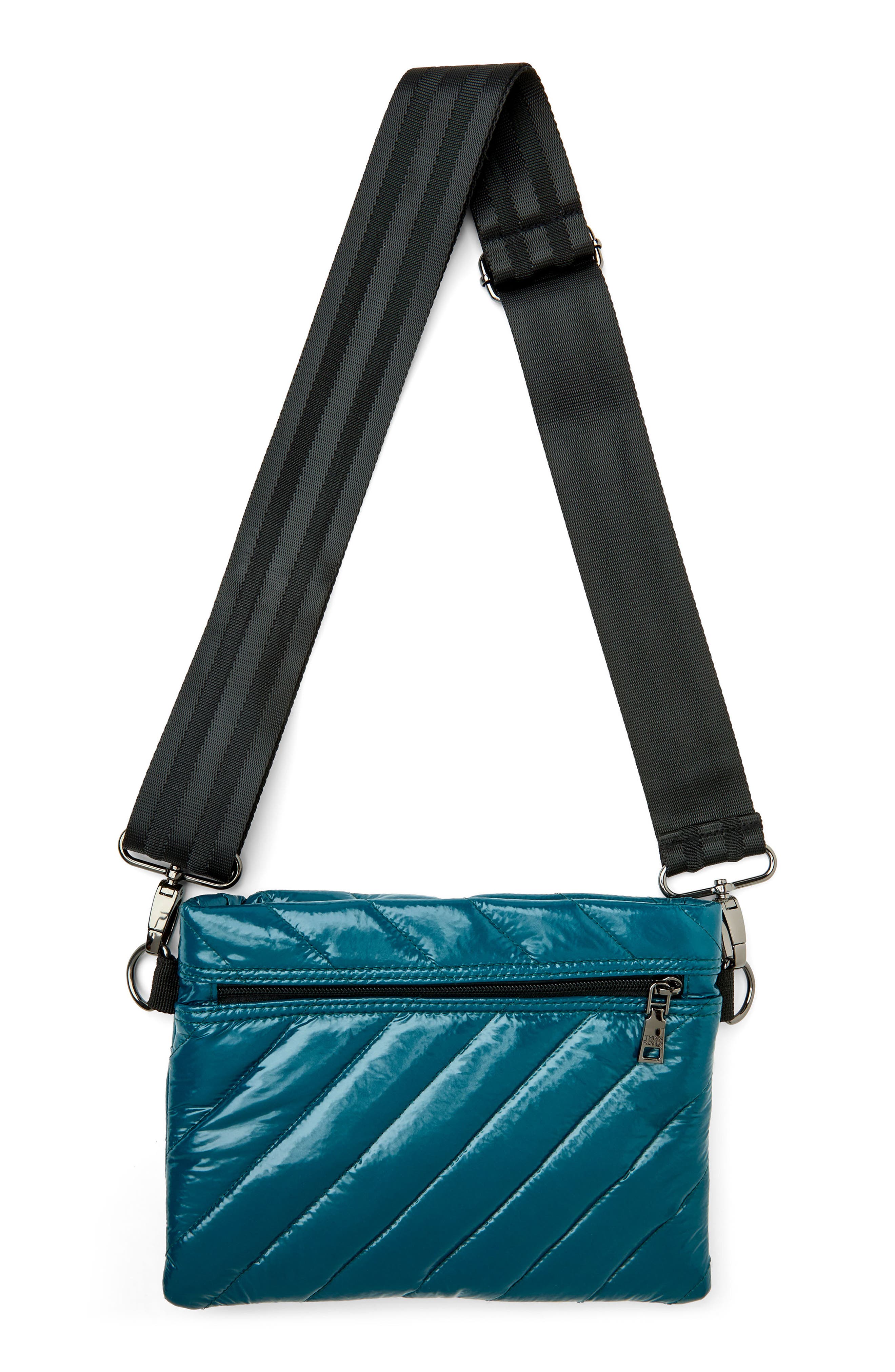 THINK ROYLN Diagonal Bum Bag 2.0, Alternate, color, Glossy Teal