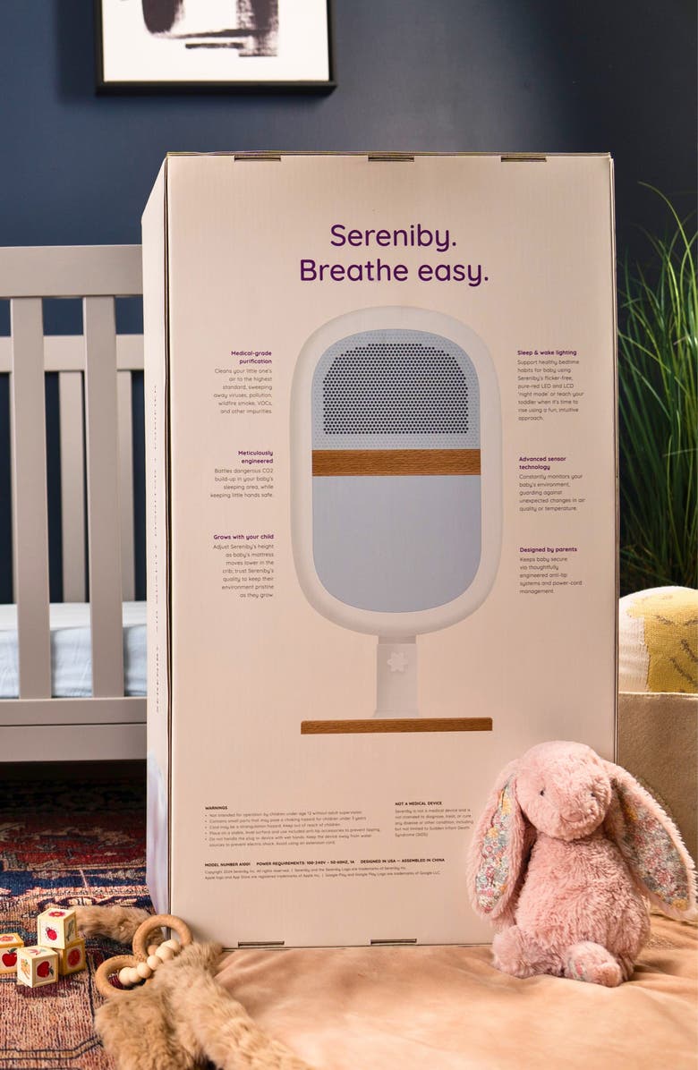 Sereniby Baby Air Purifier, Alternate, color, White