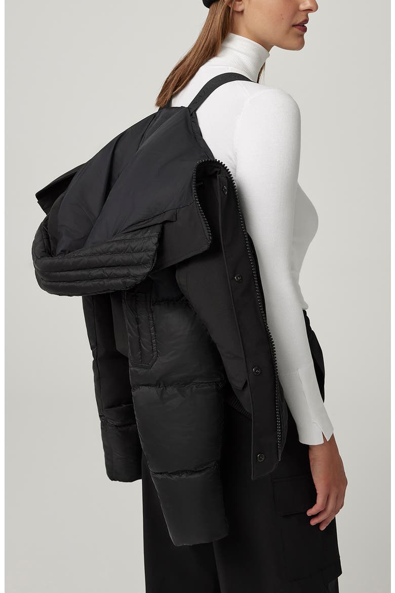 Paradigm Chilliwack Black Label 625 Fill Power Down Bomber Jacket, Alternate, color, BLACK - NOIR