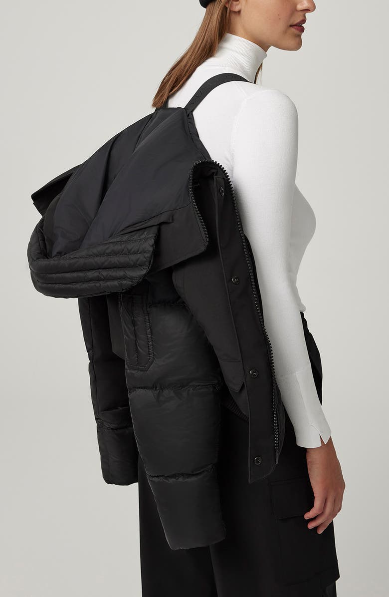 Canada Goose Paradigm Chilliwack Black Label 625 Fill Power Down Bomber Jacket, Alternate, color, Black - Noir