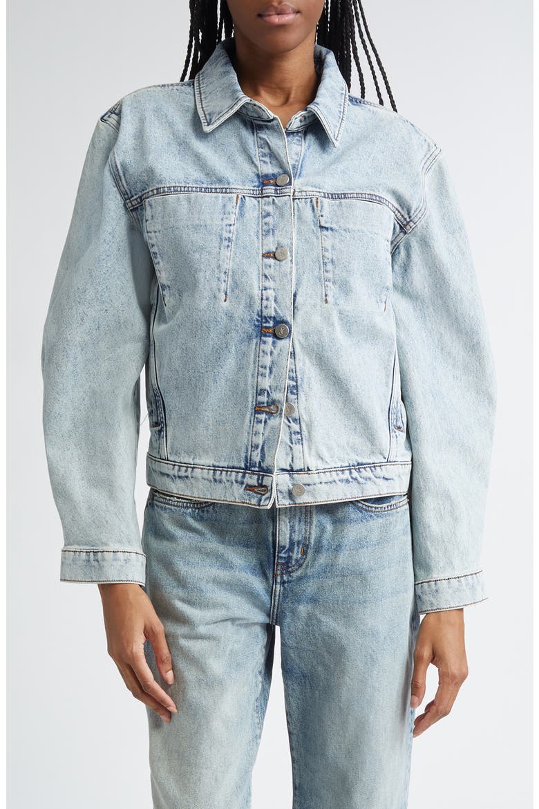 Lawrence Denim Jacket, Main, color, CLASSIC WASH
