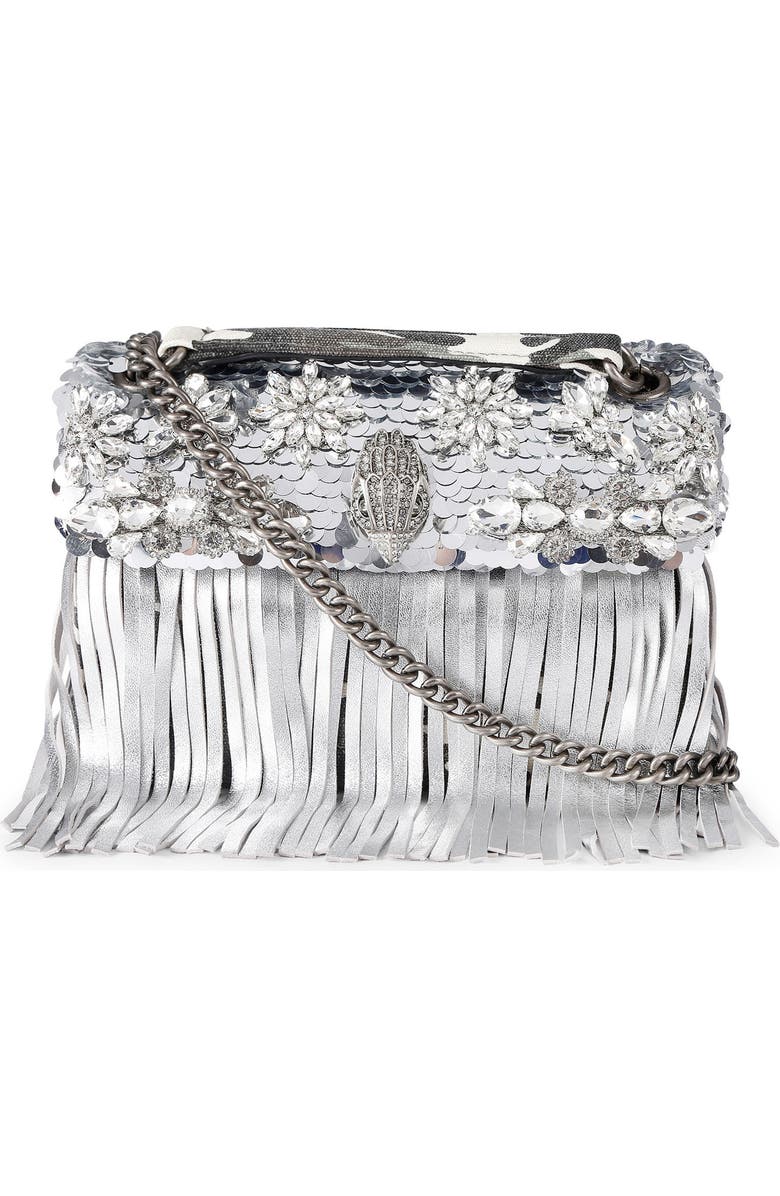 Kurt Geiger London Medium Kensington Fringe Convertible Crossbody Bag, Main, color,