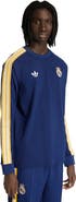 adidas Originals Men's adidas Originals  Navy Real Madrid Culturewear Originals Long Sleeve T-Shirt