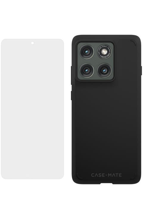 Protection Pack Tough Case And Glass Screen Protector For Motorola Moto Edge (2025)