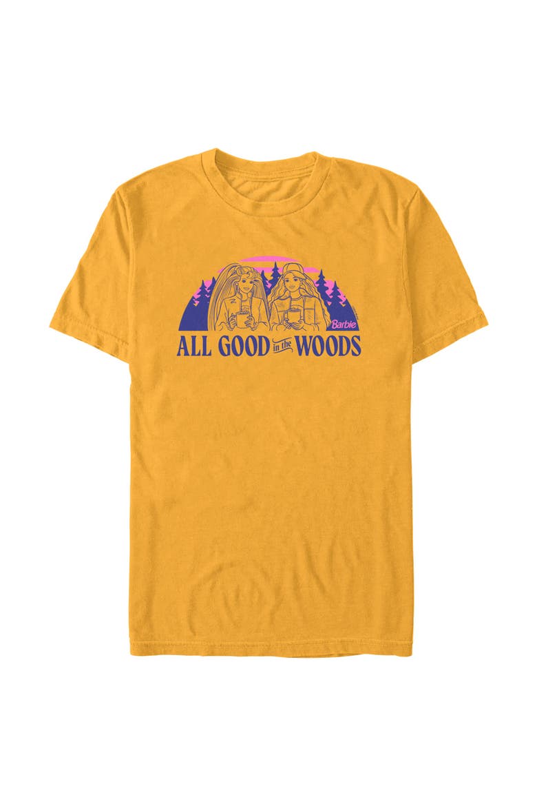 Men's All Good in the Woods T-Shirt, Main, color, Gold