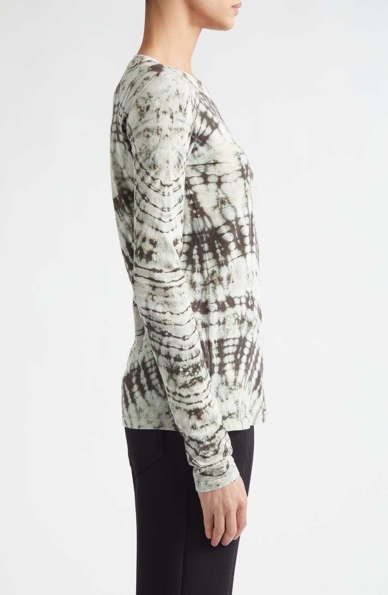 Proenza Schouler Mia Tie Dye Tissue T-Shirt, Alternate, color, Caper Multi