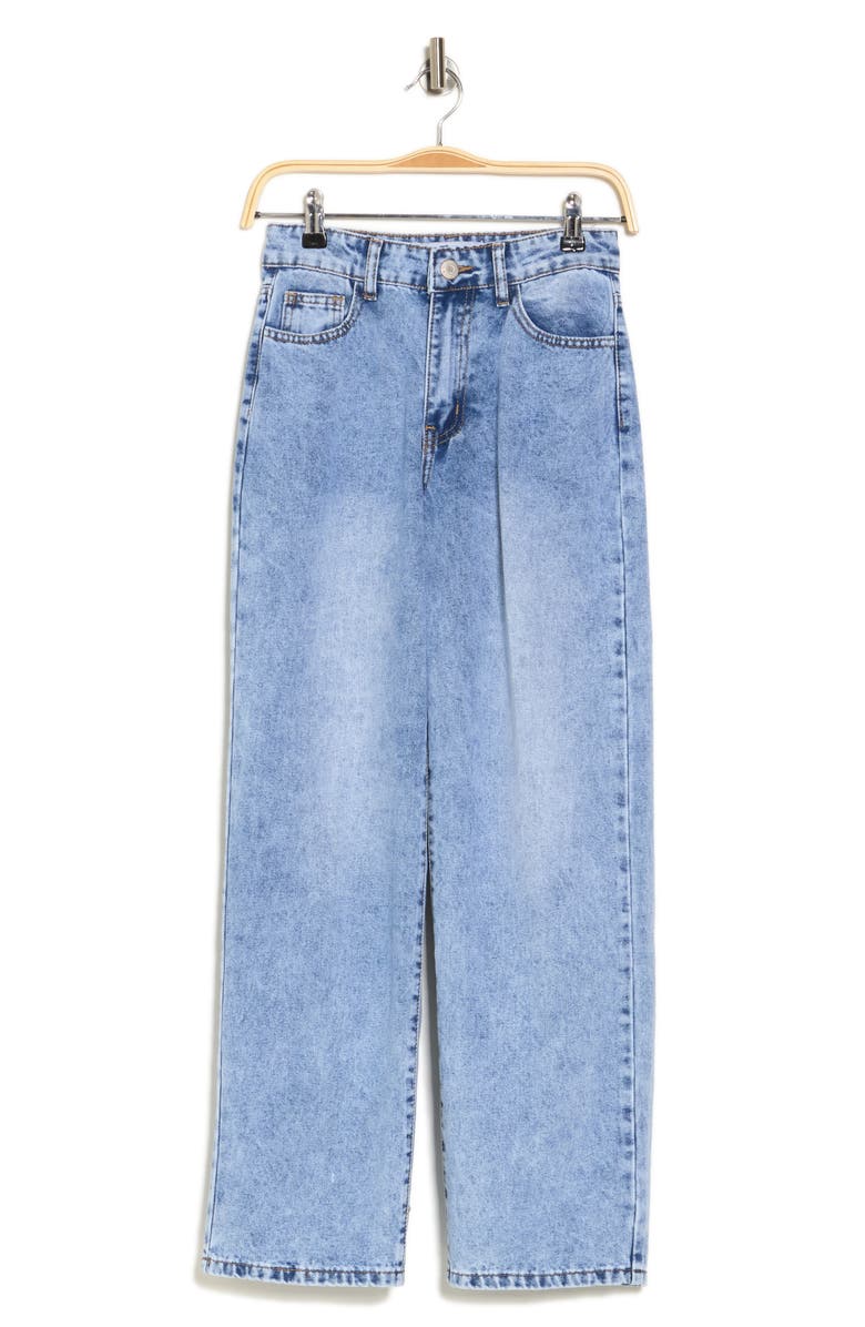 FLYING ANGEL Lightweight Rigid High Waist Acid Jeans, Alternate, color, Acid Wash