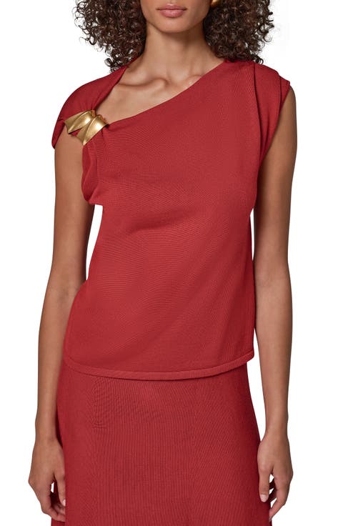 Asymmetric Extra Fine Merino Wool Sweater