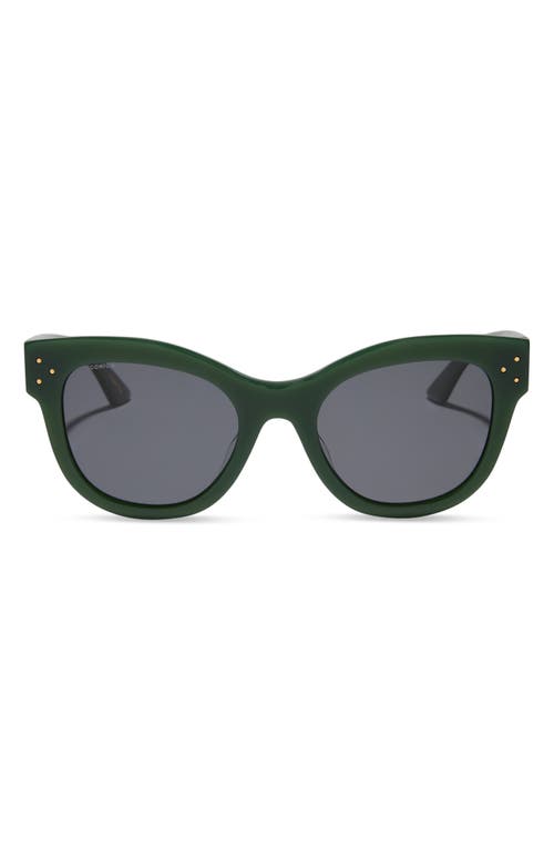 Diff Eva 53mm Cat Eye Sunglasses In Green