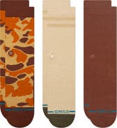 Stance Camouflage Assorted 3-Pack Cotton Blend Crew Socks
