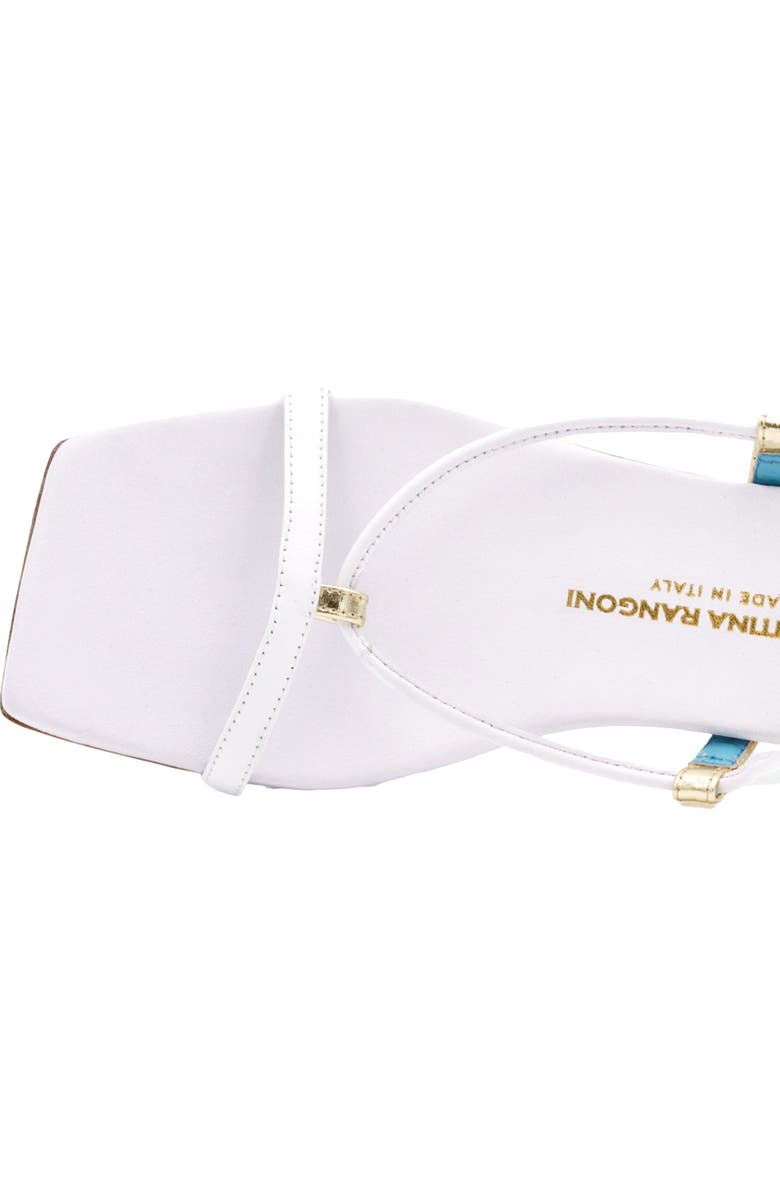 Valentina Rangoni Callisto Ankle Wrap Sandal, Alternate, color, White