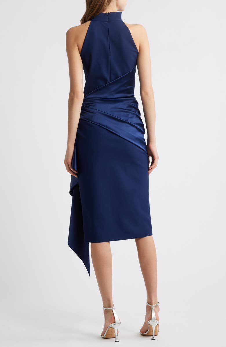 Chiara Boni La Petite Robe Gudairi Sleeveless Midi Dress, Alternate, color, Blue Note