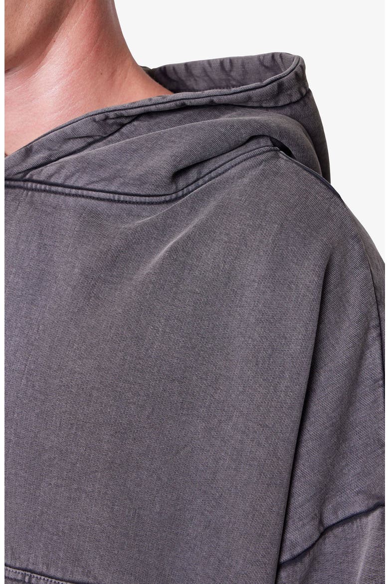 Gradient Relaxed Hoodie, Alternate, color, VINTAGE BLACK