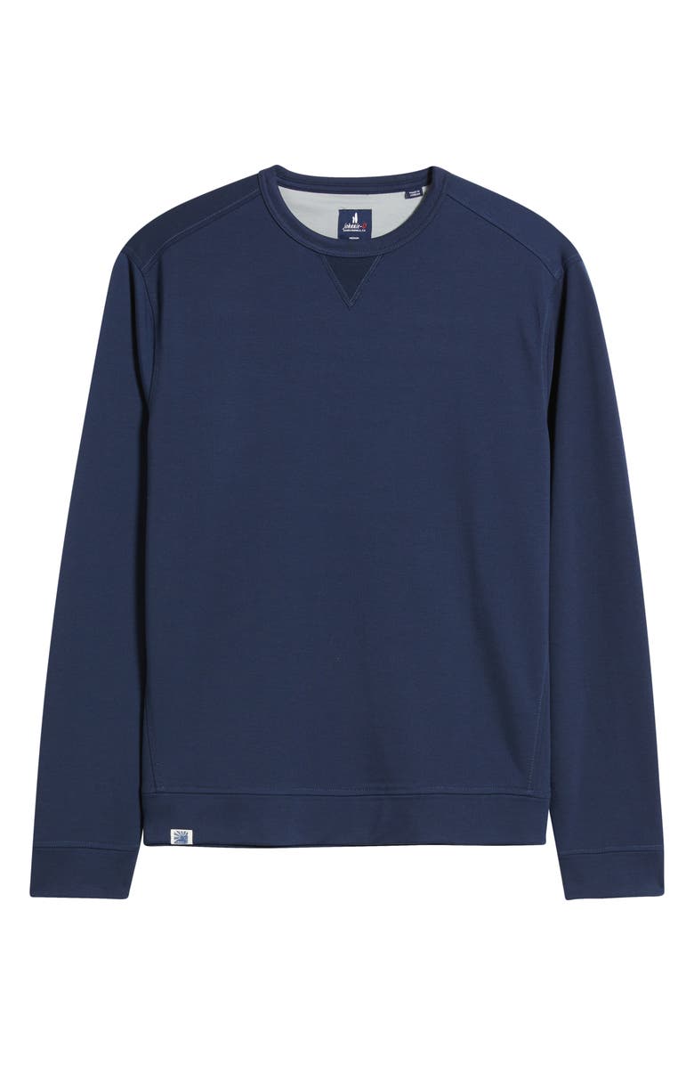 johnnie-O Willard Crewneck Sweatshirt, Alternate, color, Navy