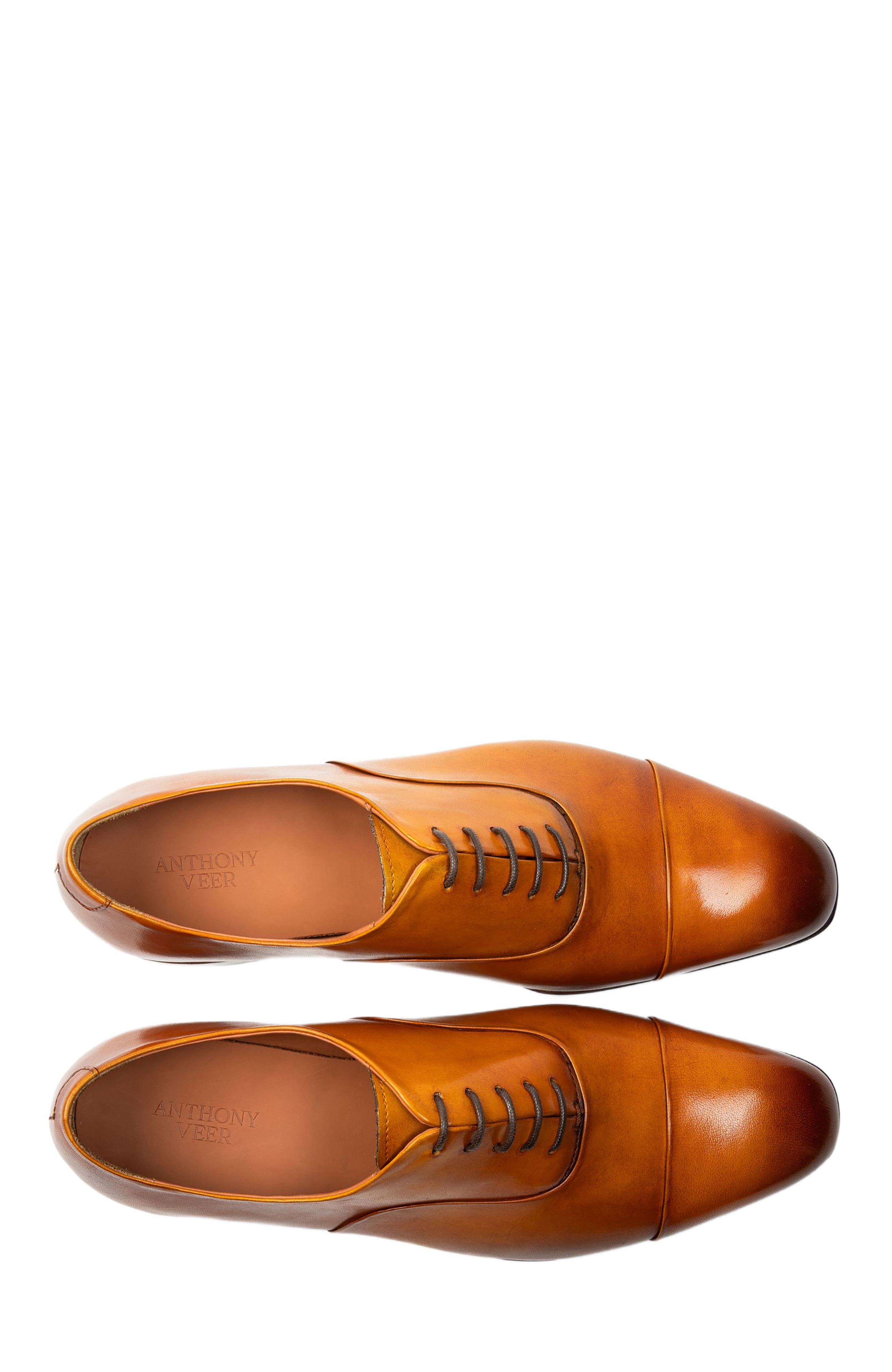 Genoa Cap-toe Oxford, Alternate, color, Tan