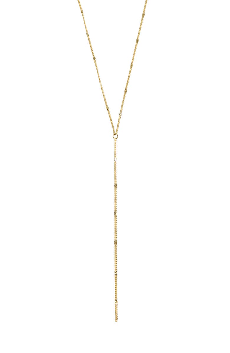 ARGENTO VIVO Coffee Bean Station Y-Necklace, Main, color, 