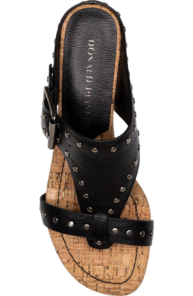 Donald Pliner Buckle Wedge Sandal, Alternate, color,