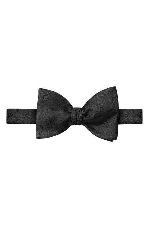 Paisley Jacquard Silk Bow Tie